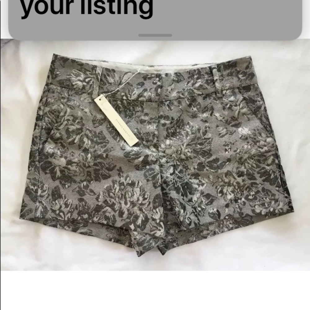LC Lauren Conrad silver shorts